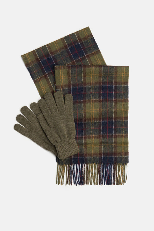 Tartan Scarf & Glove Gift Set