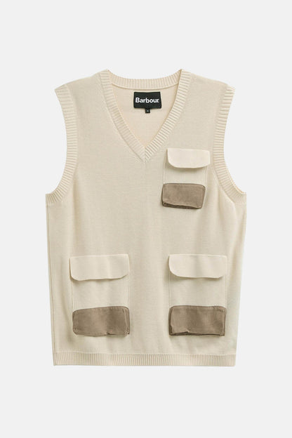 Multi-Pocket Sweater Vest