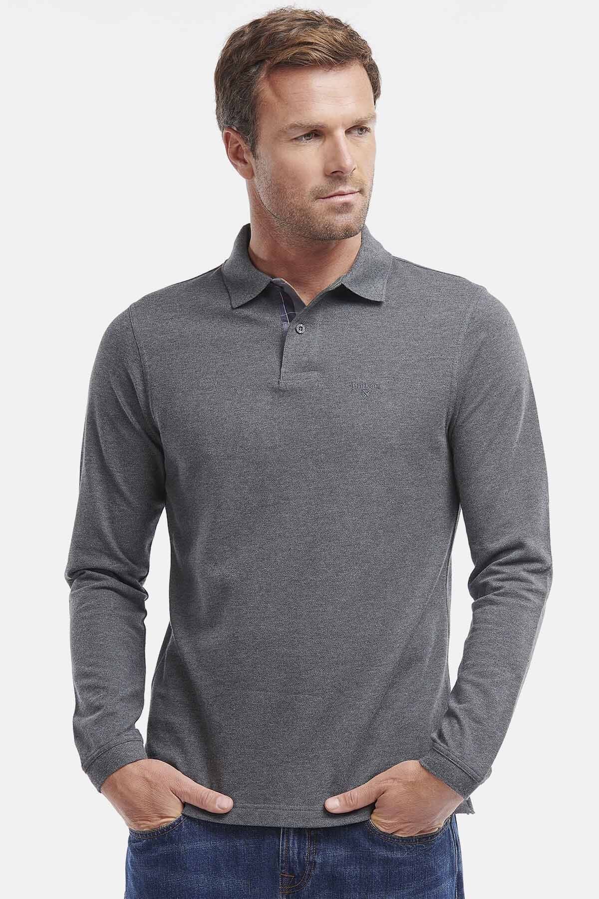 Essential Long-Sleeve Polo Shirt