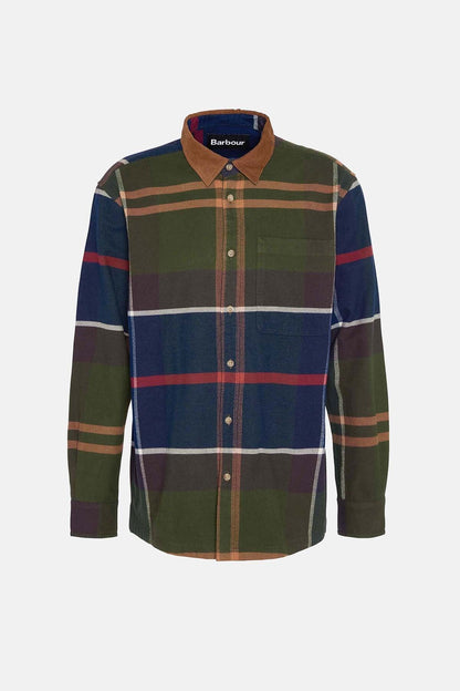 Bushlane Oversized Long-Sleeved Tartan Shirt