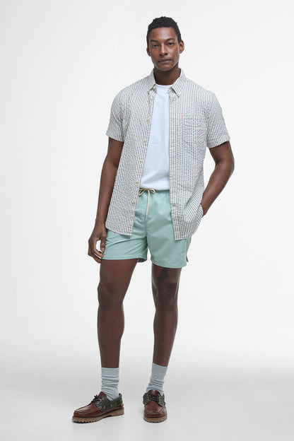 Cresswell Seersucker Regular Short-Sleeved Shirt